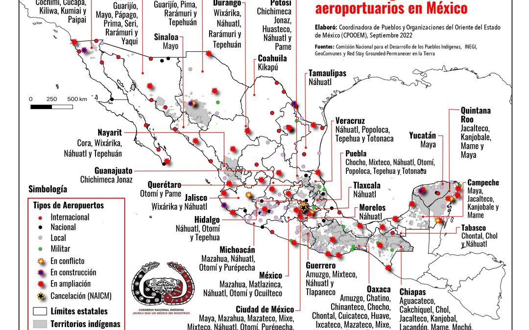 Aeropuertos en México: allanando el camino para el turismo extractivista y los megaproyectos
