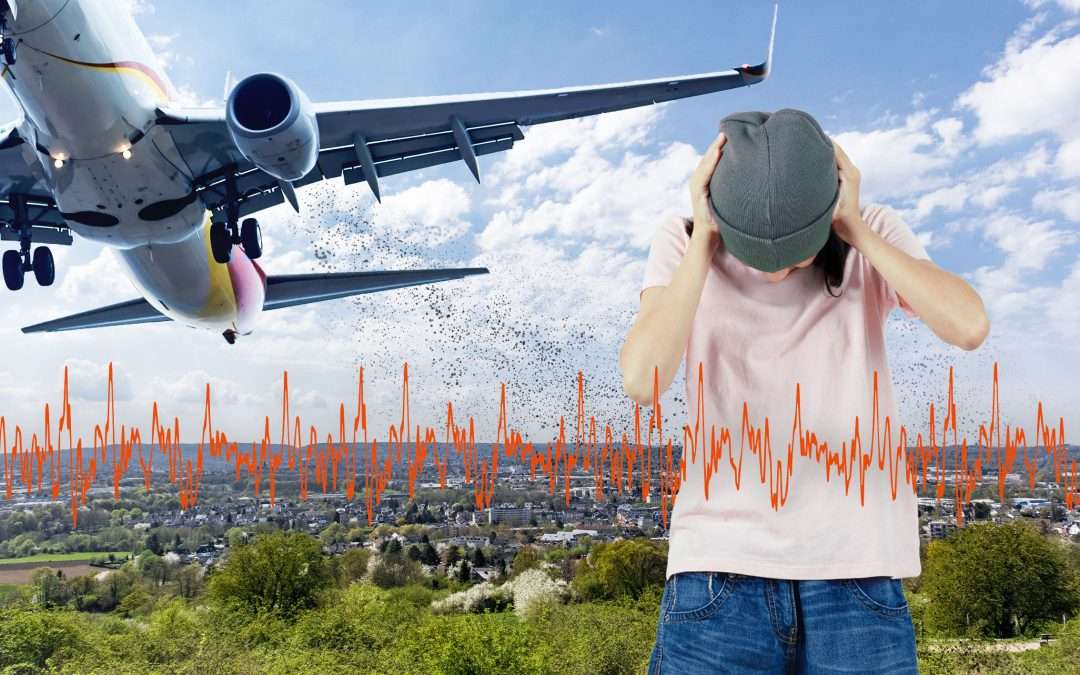 New research showing the significant health issues of air traffic