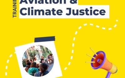 Entrenamiento Stay Grounded sobre aviación y justicia climática